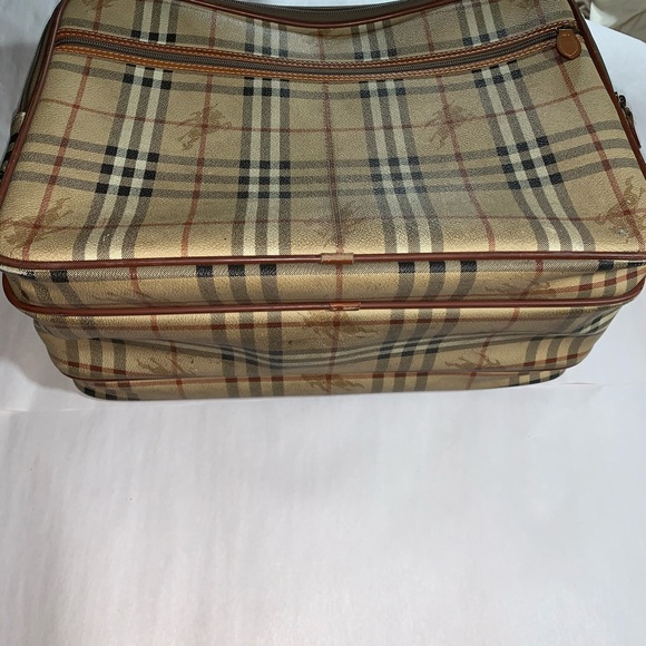 vintage BURBERRY small Nova Check weekender - Picture 6 of 14